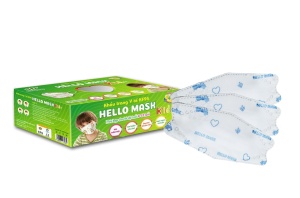 Khẩu Trang Em Bé Hello Kids KF94 ( Ô Tô Xanh - 50 cái/hộp )